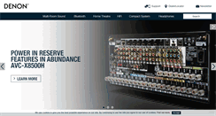 Desktop Screenshot of denon.co.za