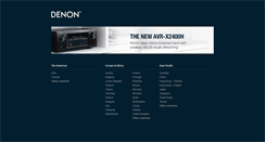 Desktop Screenshot of denon.com