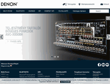 Tablet Screenshot of denon.hu