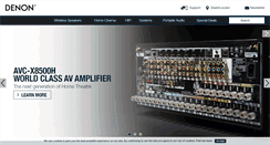 Desktop Screenshot of denon.co.uk