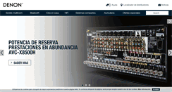 Desktop Screenshot of denon.es